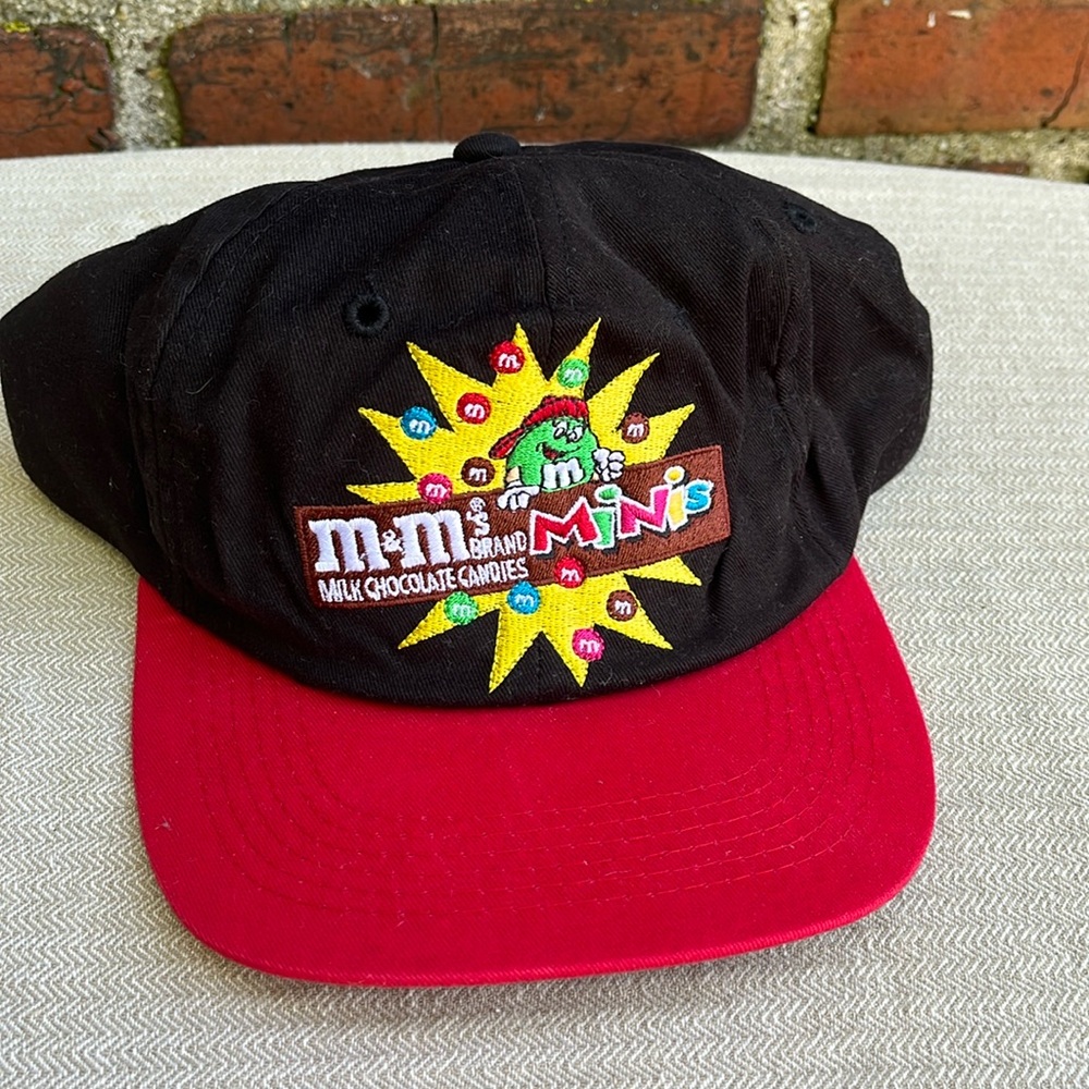 Kids black M&Ms cap